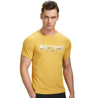  NORTHLAND 诺诗兰 GQ055905 男式短袖T恤 （橄榄黄色 2XL）