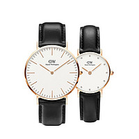 Daniel Wellington DW00100007+DW00100060 情侣对表