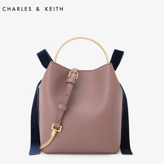 CHARLES & KEITH CK2-10270156 女士单肩包 (紫红色)