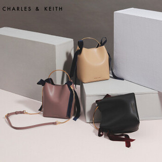 CHARLES & KEITH CK2-10270156 女士单肩包 (米色)