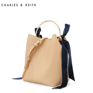 CHARLES & KEITH CK2-10270156 女士单肩包 (米色)