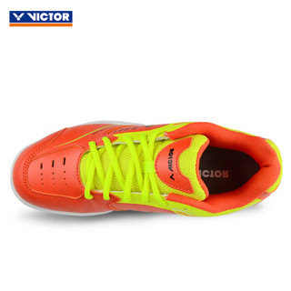 VICTOR 威克多 SH-A501-OE 男女胜利羽毛球鞋 (橙黄、37)