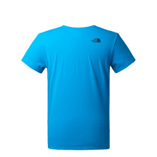  THE NORTH FACE 北面 NF0A2SM1NXS 男子短袖T恤 （蓝色 L）