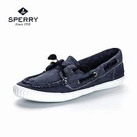  SPERRY STS95743 平底帆布鞋 (海军蓝、37)