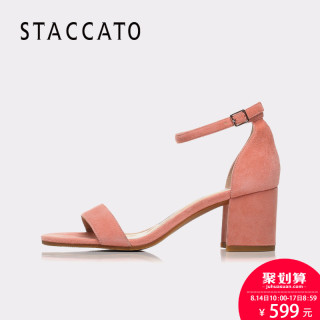 STACCATO 思加图 9E803BL7 粗跟高跟鞋