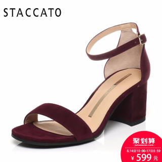 STACCATO 思加图 9E803BL7 粗跟高跟鞋