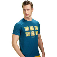  NORTHLAND 诺诗兰 GL055919 男式短袖T恤（军旅蓝色 2XL）
