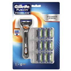 Gillette 吉列 锋隐致顺 手动剃须刀套装（1剃刀+10刀头）