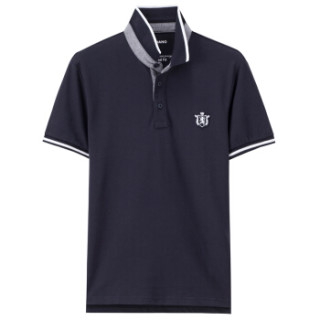 GIORDANO 佐丹奴 01016242 男士短袖POLO衫 03标志海军蓝色 175/100A