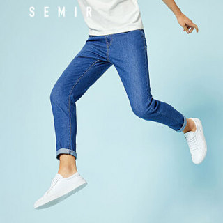 Semir 森马 19018241163 男士韩版牛仔裤 牛仔浅蓝 29