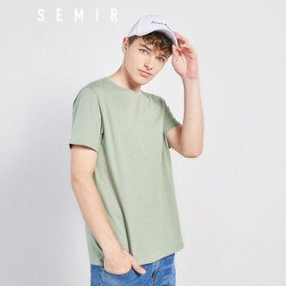 Semir 森马 19038001229 男士圆领短袖T恤 军绿 M