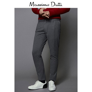 Massimo Dutti 00051600802 男士休闲裤 (灰色、44)