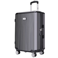 GENVAS 君华仕 A-7008-241 万向轮拉杆箱 黑色 24英寸