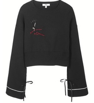 丽丽 LILY 117349B8949 女士高腰钉珠毛衣