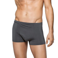 AIMER MEN 爱慕先生 NS23S12 中腰平角男士内裤 深灰色 180/L