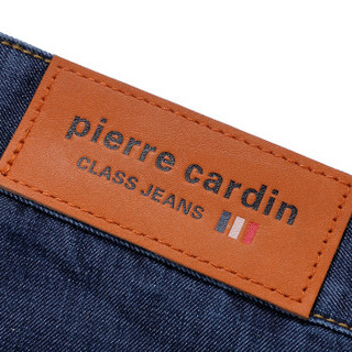 pierre cardin 皮尔·卡丹 0800-203327 男士百搭微弹直筒牛仔裤 蓝色 34