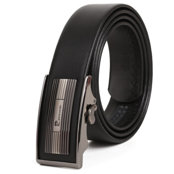 pierre cardin 皮尔·卡丹 PDB803108BYA 男士牛皮自动扣皮带 礼盒装 黑色