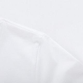 Semir 森马 19048001270 男士圆领短袖T恤 漂白 XL