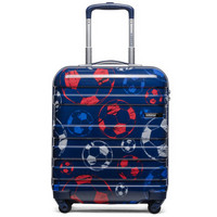 AMERICAN TOURISTER 美旅 DU9 世界杯主题行李箱 蓝色印花 18寸