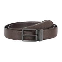 阿玛尼EMPORIO ARMANI Y4S202 YLP4J 88209 男士皮革针扣双面皮带 深棕色