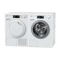 Miele 美诺 WDD020C+TDB120C 8kg洗衣机+7kg热泵烘干机 洗烘套装 白色