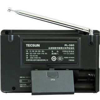 TECSUN 德生 PL380 收音机 (黑色)