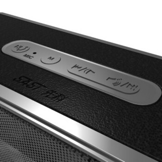 先科（SAST）T2无线蓝牙4.0音响插卡手机电脑迷你小音箱便携低音炮AUX音频黑色