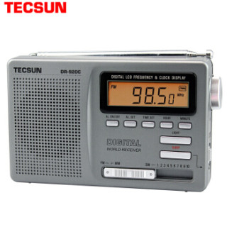 TECSUN 德生 DR920C 收音机 (银灰色)