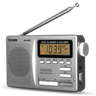TECSUN 德生 DR920C 收音机 (银灰色)
