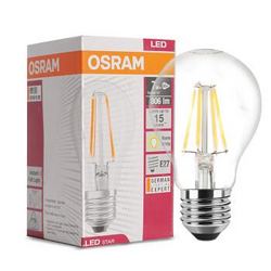 欧司朗(OSRAM) LED灯泡 7W复古暖白黄光电灯泡 E27灯丝球泡 2700K