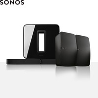 SONOS 音响 音箱 家庭智能音响 无线家庭影院PLAYBASE套装5.1声道 黑色套组 豪华组合套装