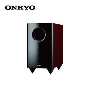 安桥（ONKYO）SKW-501E(D) 音响 音箱 有源低音炮 重低音 家庭影院 HiFi发烧级 樱桃木色