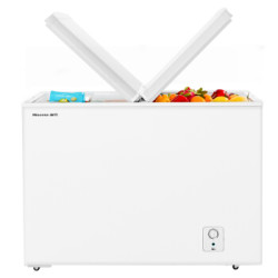 海信 (Hisense) 271升 蝶形门家商两用冰柜 冷冻冷藏双温柜 卧式冷柜 节能静音冰箱 BCD-271QD