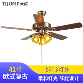 TIJUMP 天骏 SF50-5Y3L-JD 吊扇灯