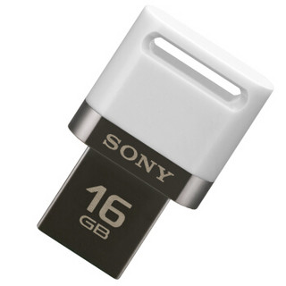 索尼（SONY）16GB U盘  USB 3.1 micro电脑手机双接口OTG 白色 读速130MB/s 手机U盘金属U盘 多用车载优盘