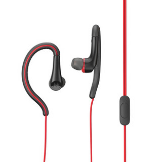 MOTOROLA 摩托罗拉 Earbuds Sport 耳挂式运动耳机 红色