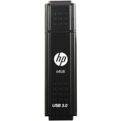 惠普64GB USB3.0 U盘 x705w  金属磨砂黑爵士