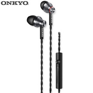 ONKYO 安桥 E300 入耳式耳机 黑色