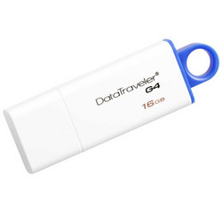 金士顿（Kingston）DT IG4 16GB USB3.0 U盘 酷炫高速车载U盘 蓝色