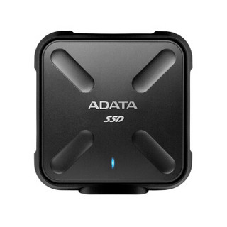 ADATA 威刚 SD700 USB3.1 IP68 移动固态硬盘 256GB 黑色