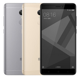 Redmi 红米 Note 4X 4G手机 3GB+16GB 磨砂黑