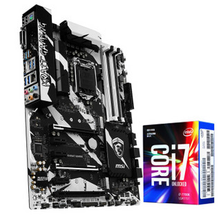 msi 微星 Z270 KRAIT 银环蛇 GAMING 主板+intel 英特尔 7700K CPU 板U套装