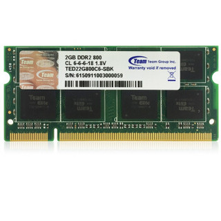 Team 十铨 DDR2 800MHz 2GB 笔记本内存