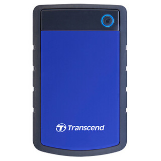  Transcend 创见 StoreJet 25H3B USB3.0 移动硬盘 1TB 蓝色