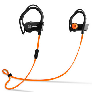  SOMiC 硕美科 S3 无线蓝牙运动耳机 黑橙色