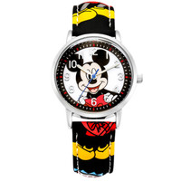 Disney 迪士尼 MK-14003B 儿童米奇石英表 黑色(带夜光)防水 夜光