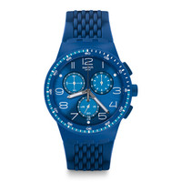 swatch 斯沃琪 ORIGINALS 原创系列 SUSN415 三倍深蓝 男士石英腕表