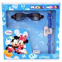 Disney 迪士尼 MK-14007L-1 儿童米奇礼盒(石英表+眼镜)