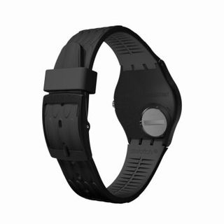 swatch 斯沃琪 ORIGINALS 原创系列 GB304 黑黄迷梦 男士石英腕表 34mm 黑色 黑色 硅胶