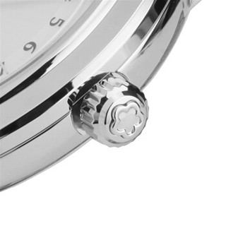 TITONI 梅花 Space Star 星空系列 94738S-377 男士机械腕表 41mm 白色 银色 不锈钢